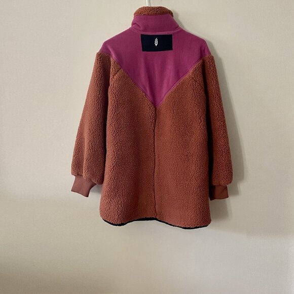 Free People Movement Fall To Rise Fleece Quarter Snap NWOT - Picture 4 of 7